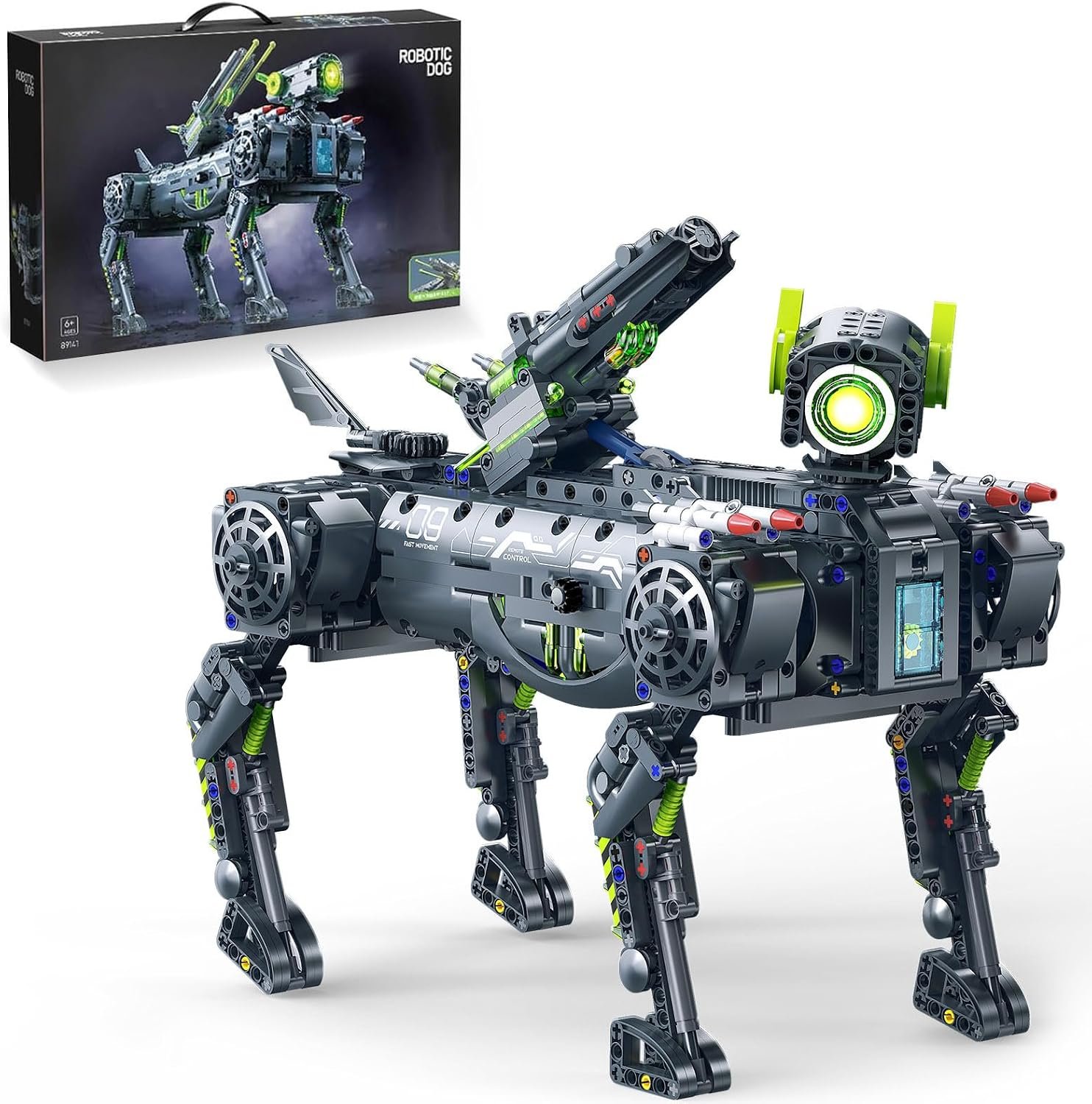 Robotic Dog Building Set for Boys Ages 8-12