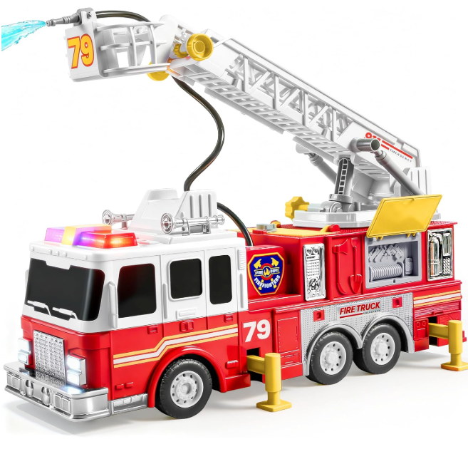JOYIN Extra Large Kids Fire Truck Toys for Boys