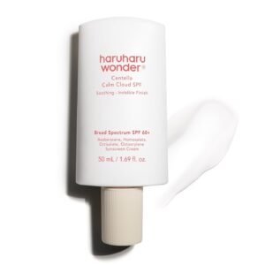 Haruharu wonder Centella Calm Cloud Face Sunscreen SPF 60+, 1.69 fl.oz/50mL
